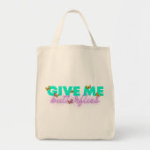 "Geef me Butterflies" Tas van de kruidenierswinkel (Voorkant)