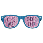 GEEF ME CHOCOLADE RETRO ZONNEBRIL (Voorkant)