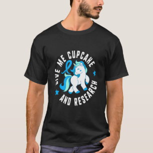 Geef me Cupcake en onderzoek Diabetes T1 bewustzij T-shirt