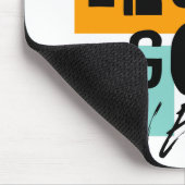 Geef me dat GOOD ENERGY Oranje positief is Muismat (Hoek)