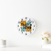 Geef me dat GOOD ENERGY Oranje positief is Ronde Klok (Huis)