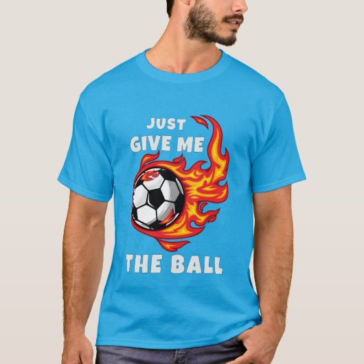 Geef me de bal t-shirt (Voorkant)