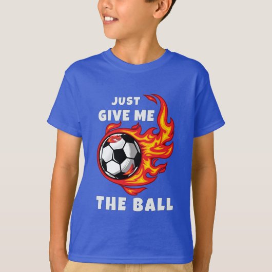 Geef me de bal t-shirt (Voorkant)