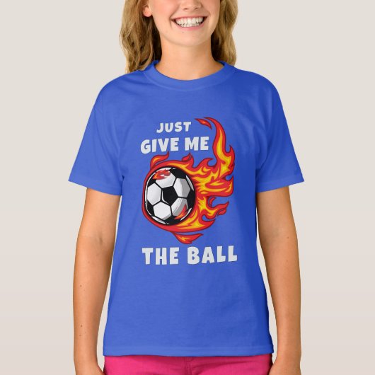 Geef me de bal t-shirt (Voorkant)