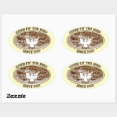 Geef me de Bird Toolbox Ovale Sticker (Vel)