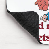 Geef me de koffie en niemand krijgt Hurt Mousepad. Muismat (Hoek)