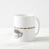 Geef me de koffie... koffiemok (Voorkant rechts)
