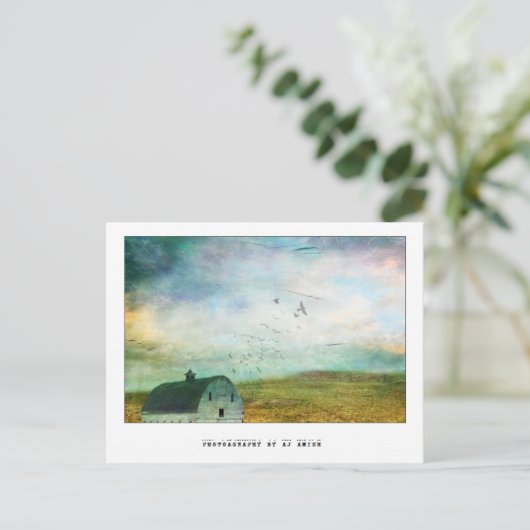 geef me de open hemel terug - briefkaart (Staand voorkant)