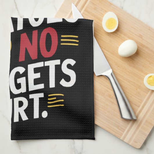 Geef me de Thanksgiving van de gebroken aardappele Theedoek (Quarter Fold)