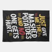 Geef me de Thanksgiving van de gebroken aardappele Theedoek (Horizontaal)