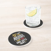 Geef me de Thanksgiving van de gebroken aardappele Zandsteen Onderzetter (Zijkant)