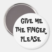 GEEF ME DE VINGER ALSJEBLIEFT MAGNEET (Voorkant / Achterkant)