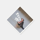 Geef me de voeders! Hippo Funny Servet (Hoek)