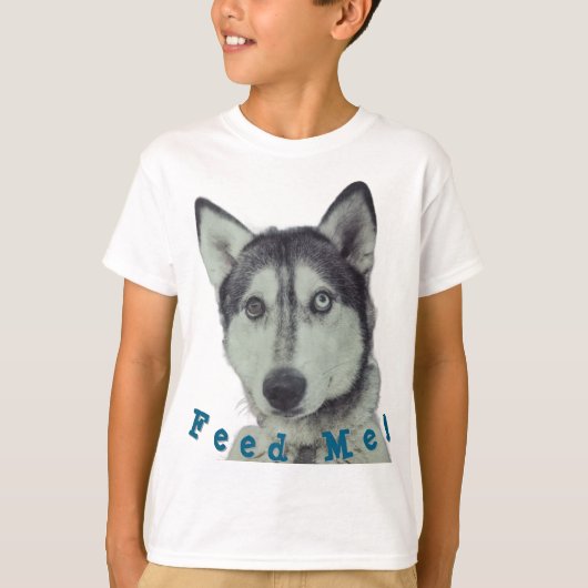 Geef me de voeders! t-shirt (Voorkant)