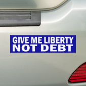 Geef me de vrijheid om geen Bumperstickers te debi (Op auto)