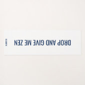 Geef me de Zen Navy persoonlijk Yogamat (Achterkant (horizontaal))