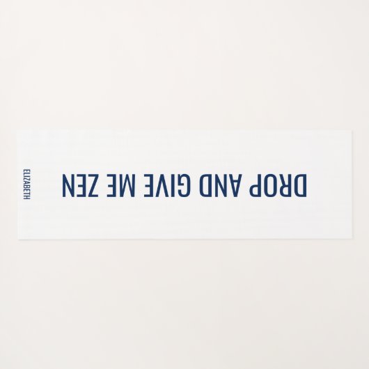 Geef me de Zen Navy persoonlijk Yogamat (Achterkant (horizontaal))