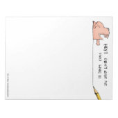 Geef me die regel niet, notitieboekje. notitieblok (Voorkant)