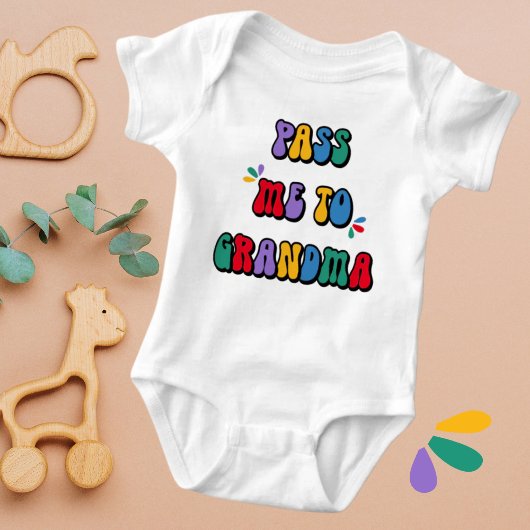 Geef me door aan oma leuk en grillig romper