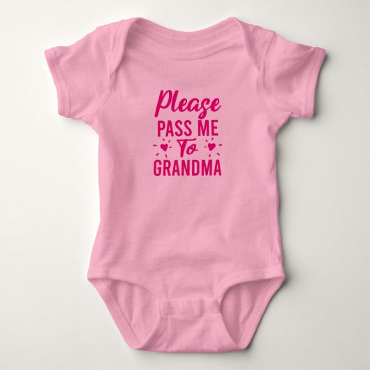 Geef me door aan oma romper (Voorkant)