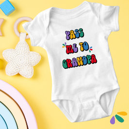 Geef me door aan opa leuk en grillig romper