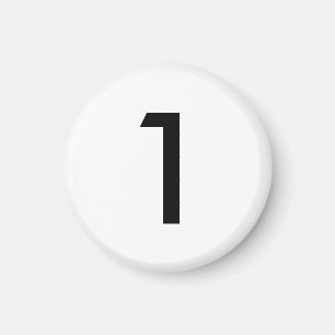 Geef me een 1 (witte) magneet