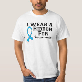 Geef me een Aqua Blue Ribbon Draag T-shirt