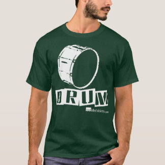 Geef me een Bass Drum White Lettering T-shirt