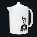 Geef me een beker grappige klassieke auteur kunst theepot<br><div class="desc">Een grappige Poe me een beker klassieke Edgar Allen Poe auteur preekt humor slogan epic comic motto Ik lees graag de klassiekers met een koffievol motto geweldige leesstatement design deluxe keramische koffiethee of cacaopitcher. Haal een grappige Edgar Allen Poe pitcher vandaag.</div>