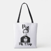 Geef me een beker, grappige klassieke Humor kunst Tote Bag (Achterkant)