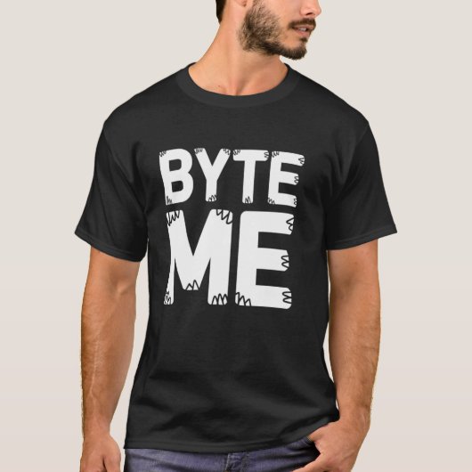 Geef me een byte t-shirt (Voorkant)
