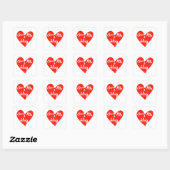 Geef me een Hug. Vierkante Sticker (Vel)