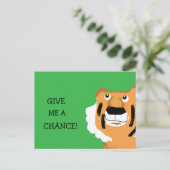 Geef me een kans briefkaart (Staand voorkant)