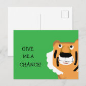 Geef me een kans briefkaart (Voorkant / Achterkant)