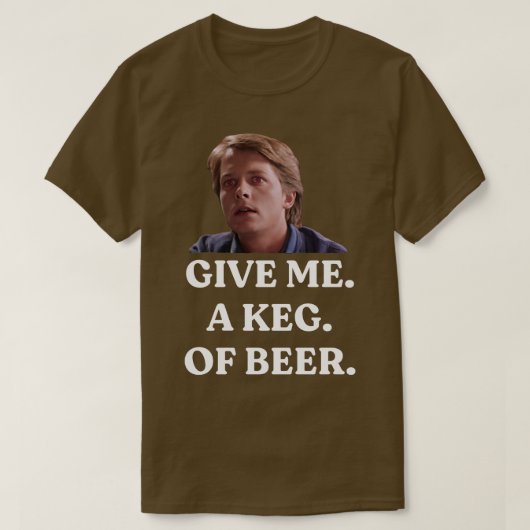 GEEF ME EEN KEPJE BIER T-SHIRT (Design voorkant)