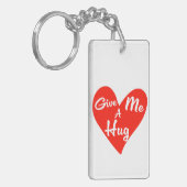 Geef me een knuffel sleutelhanger (Voorkant Links)