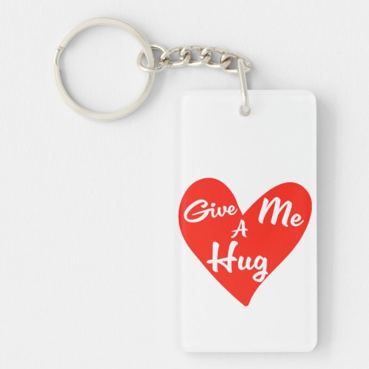 Geef me een knuffel sleutelhanger (Voorkant)