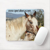 geef me een kus mum , www.sportaloosa.com muismat (Met muis)