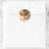 Geef me een lepel ronde sticker (Tas)