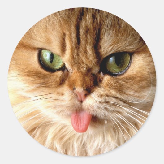 Geef me een lepel ronde sticker (Voorkant)
