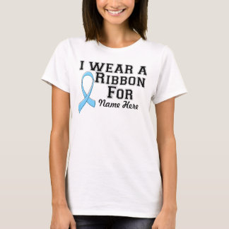 Geef me een lichtblauw lintje aan t-shirt