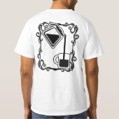 Geef me een nieuwe beker koffie t-shirt (Achterkant)