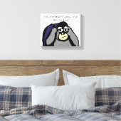 Geef me een oplossing canvas afdruk (Insitu (Slaapkamer))