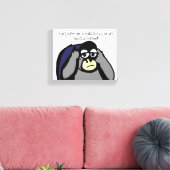 Geef me een oplossing canvas afdruk (Insitu (Woonkamer))