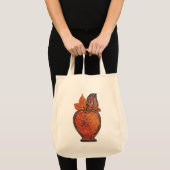 Geef me een Oranje AI-kunst Tote Bag (Voorkant (product))