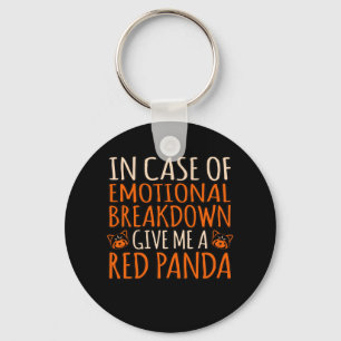 Geef me een Red Panda Cute Pet Animal Pandas Lover Sleutelhanger