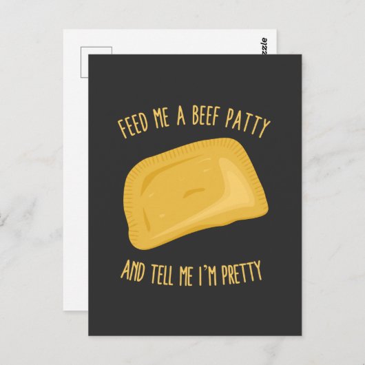 Geef me een rundvlek en vertel me dat ik  ben briefkaart (Voorkant / Achterkant)