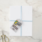 Geef me een schreeuw! Realtor Pop-By Appreciate Gi Cadeaulabel (Met Touw)
