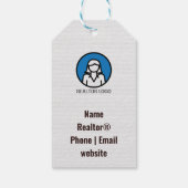 Geef me een schreeuw! Realtor Pop-By Appreciate Gi Cadeaulabel (Achterkant)