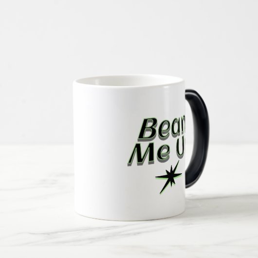 Geef me een straal | Vreemdeling en ufo Magische Mok (Voorkant rechts)